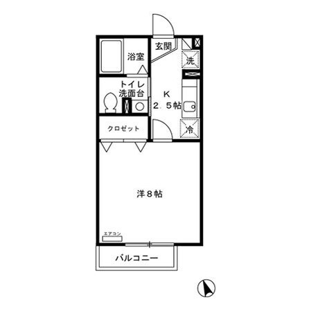 シャンテ久我山の物件間取画像